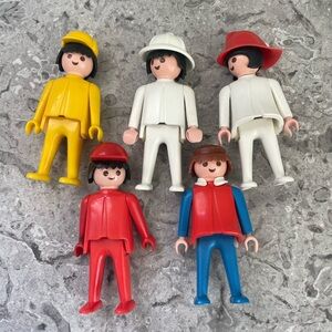 Vintage Playmobil Figure Set of 5